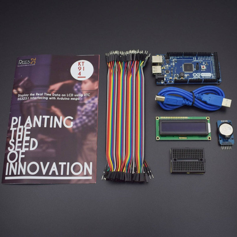 Display the Real Time Data on LCD using RTC DS3231 – REES52