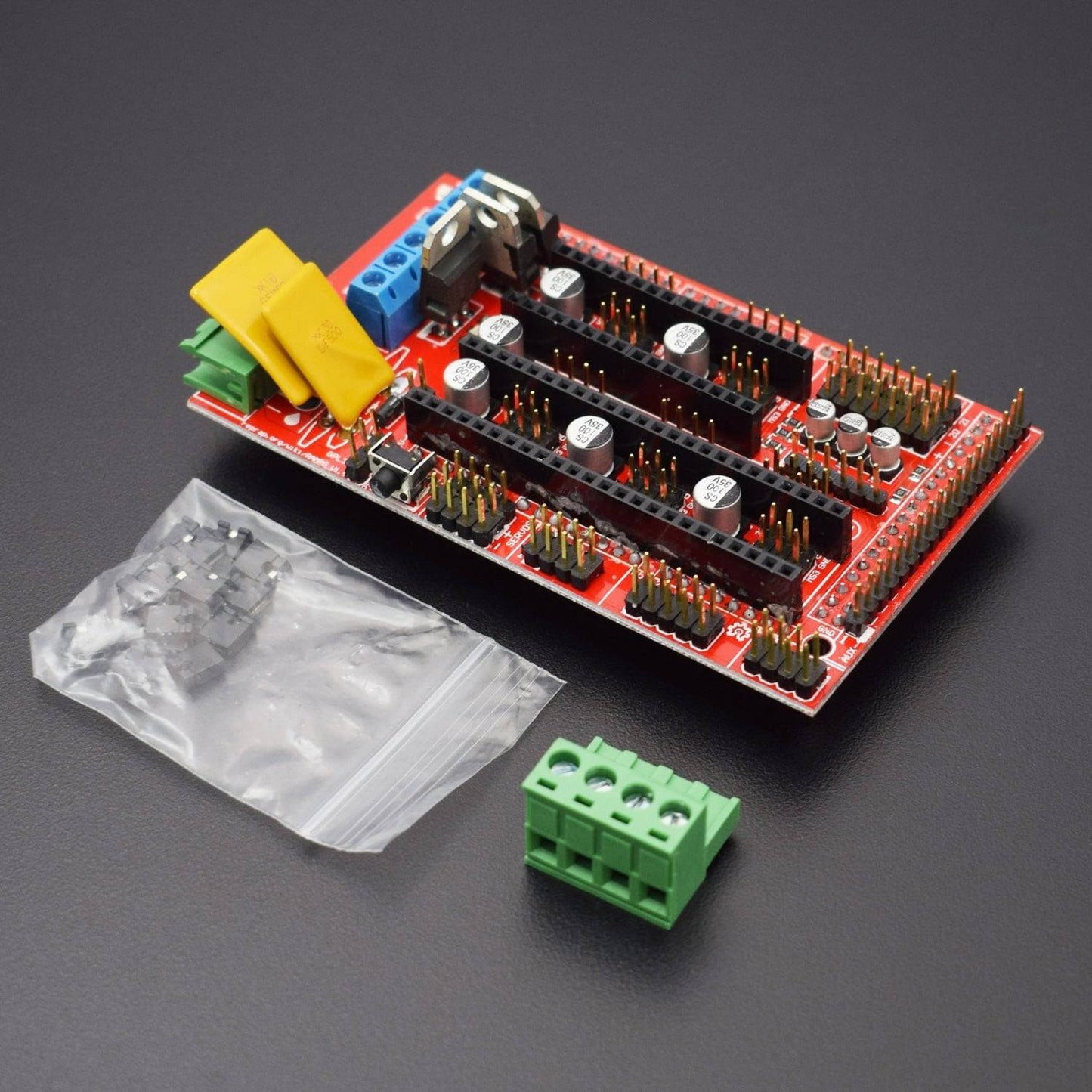 Arduino Mega Pololu Compatible Shield RAMPS 1.4 for 3d printer, Prusa Mendel - RS1063 - REES52