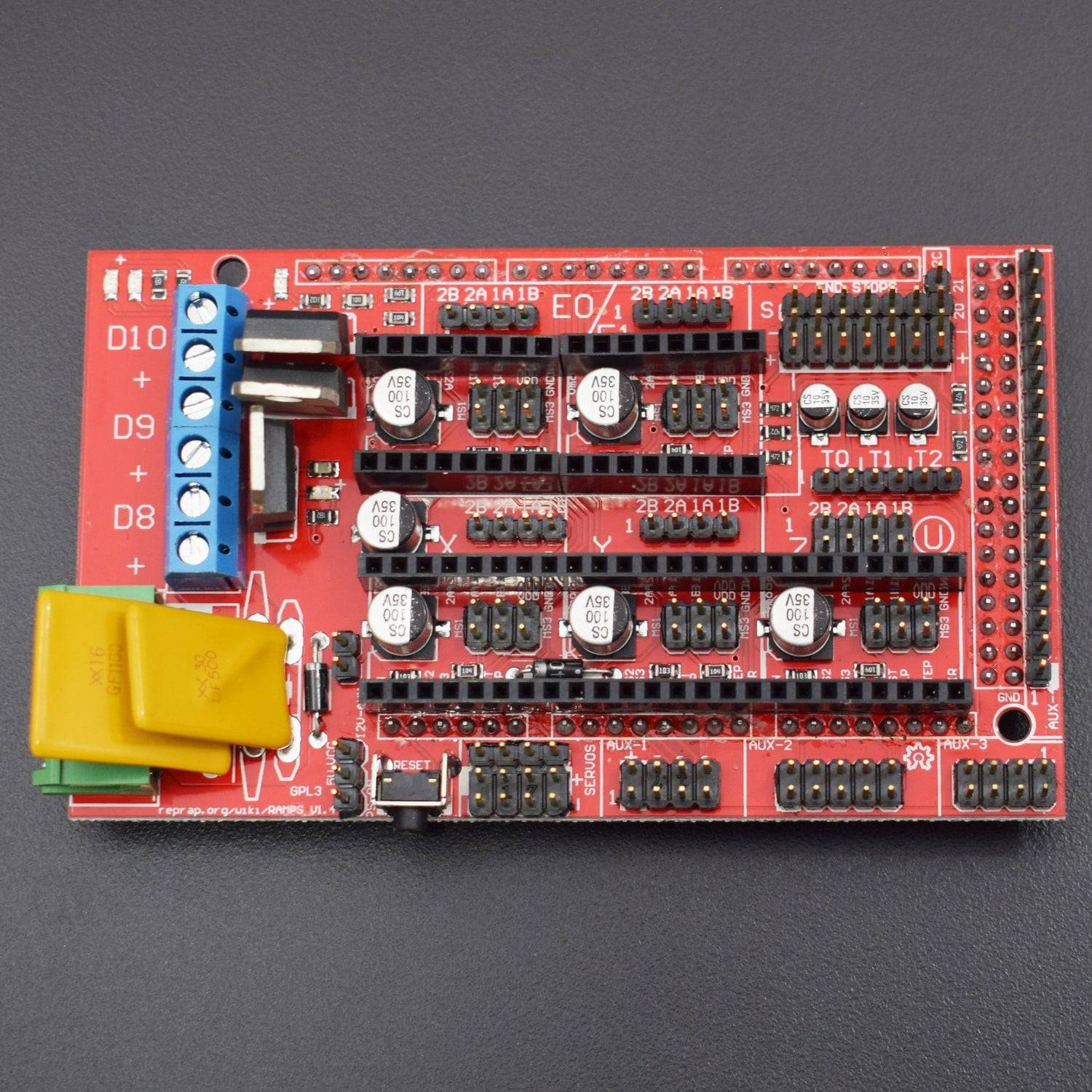 Arduino Mega Pololu Compatible Shield RAMPS 1.4 for 3d – REES52