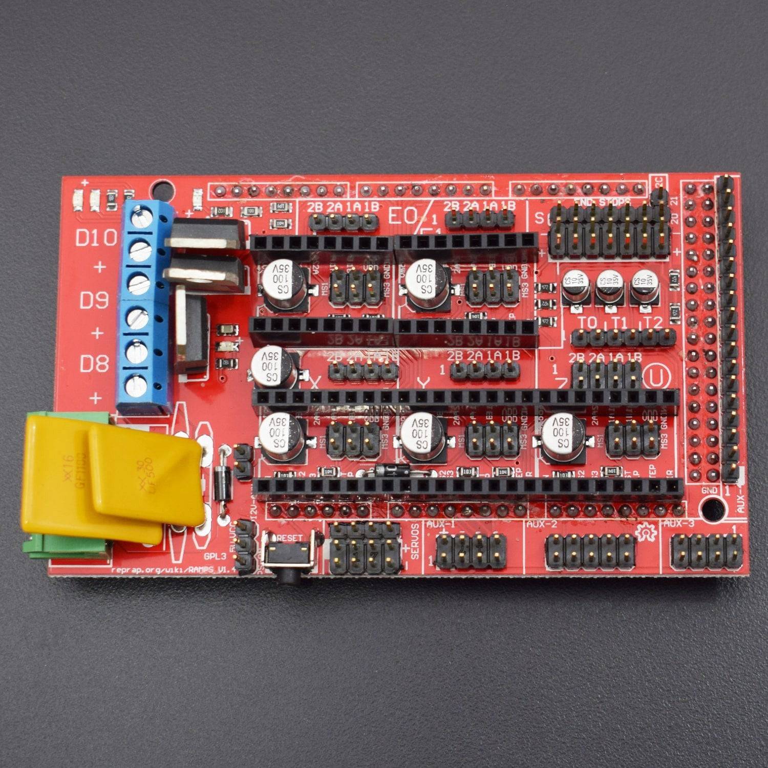 Arduino Mega Pololu Compatible Shield RAMPS 1.4 for 3d printer, Prusa Mendel - RS1063 - REES52