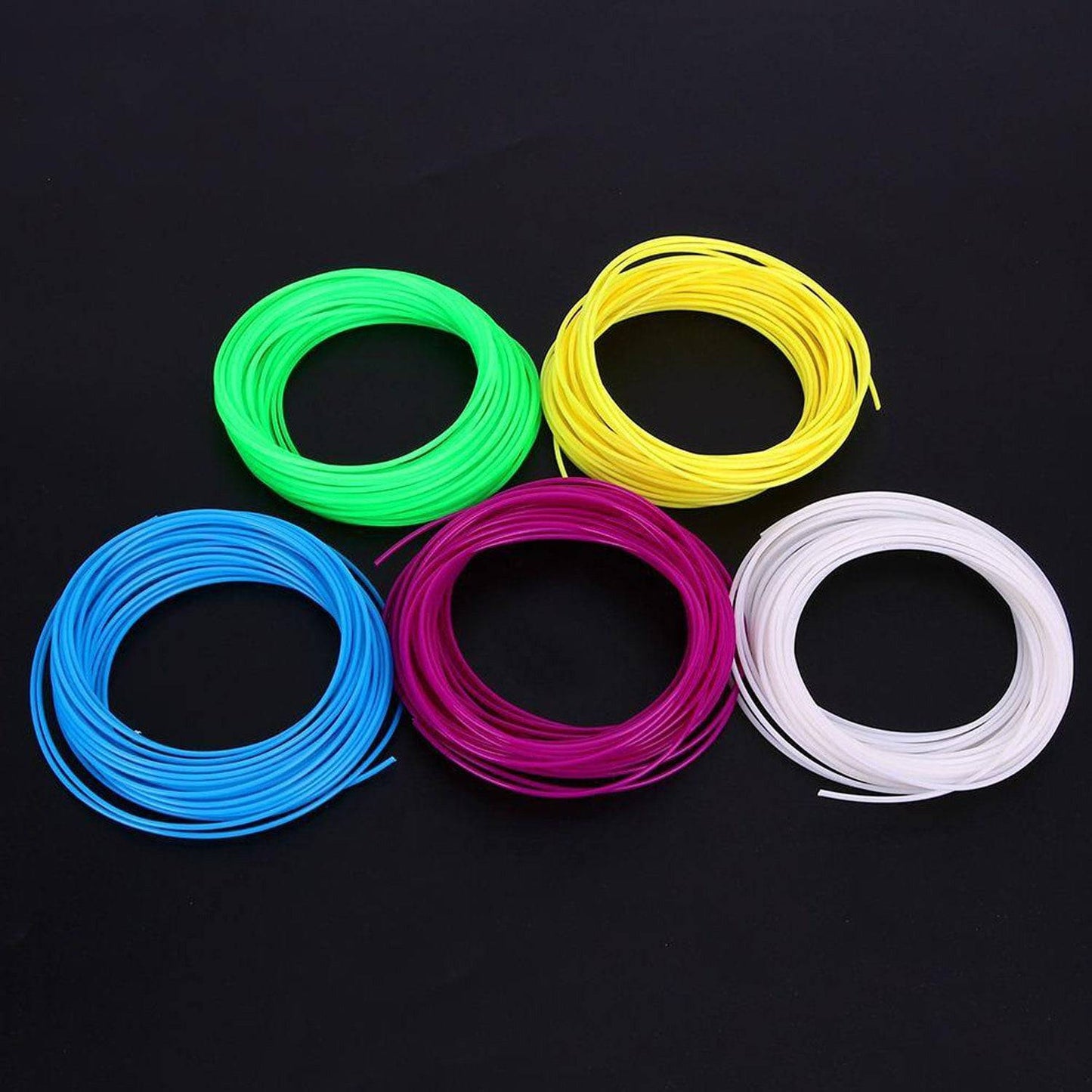 20 Different Colors 5m/Roll 1.75mm PLA Filament Printing Material for 3D Printer Pen - RS1406 - REES52