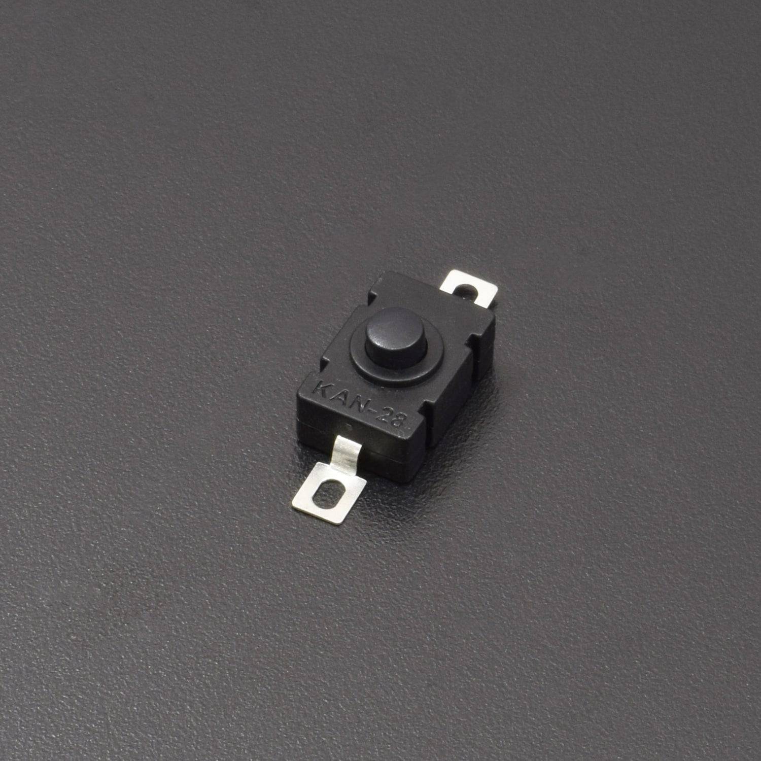 2- Pin Mini On Off Button Self Locking Switch, DC 30V 1A Tactile Tact Switch On Off Push Button Switch - RS808 - REES52