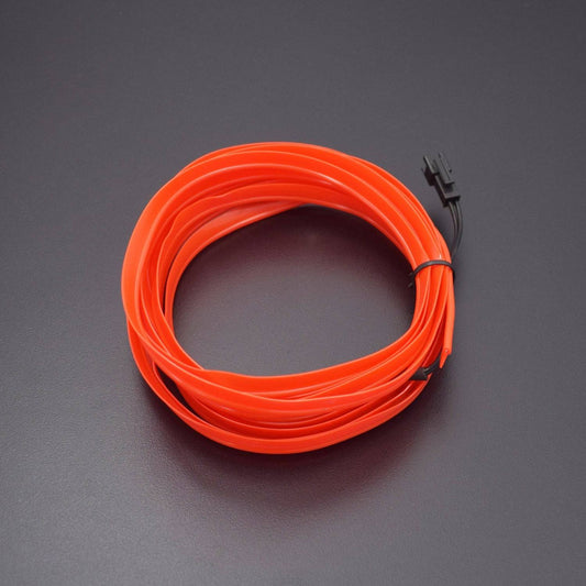 3M Orange Car Cold light lamp Neon Lamp Atmosphere Lights Unique Decor EL Wire - RS1264 - REES52