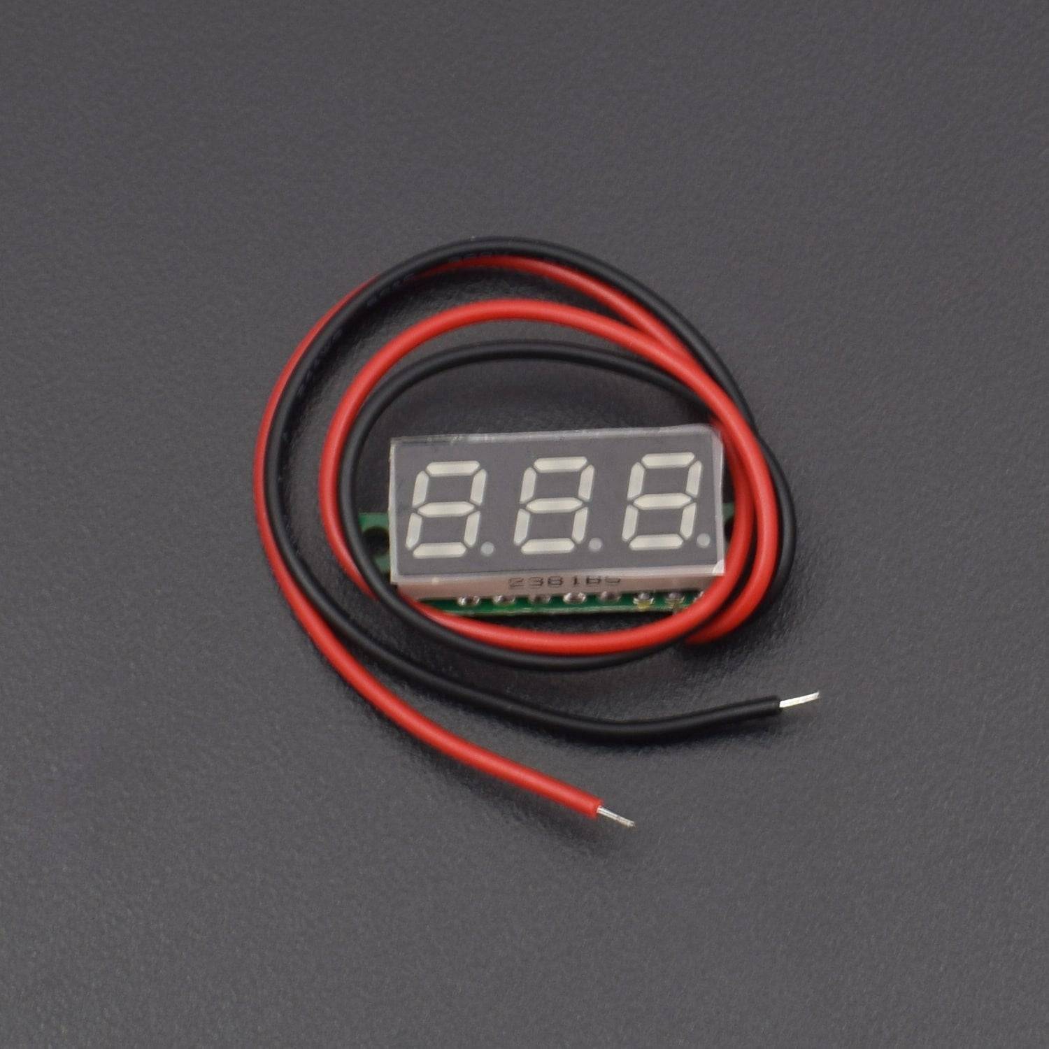 Blue 0.28" Mini 2 Wire Dc Voltmeter 3.5~30v Digital Display Voltmeter Gauge LED Voltage Detector -RS519 - REES52