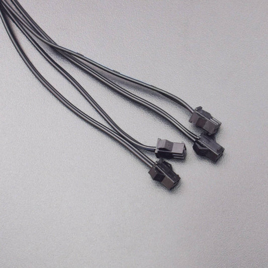 4 Way Spliiter Quick Connects for EL Wire with Heat Shrink Reinforced Connections - RS1629 - REES52