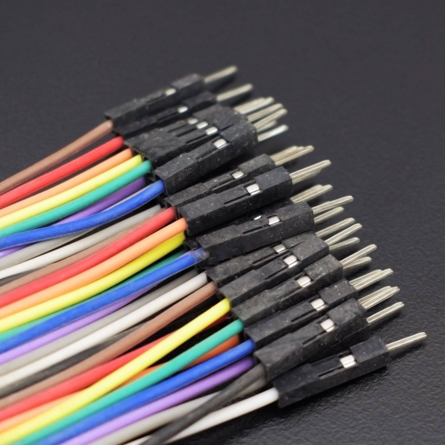 40pcs 10cm 2.54mm Male To Female Jumper Wire Dupont Cable  Male to female bread line 10cm - RC116 - REES52