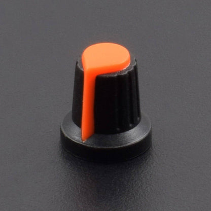 POTENTIOMETER KNOB ROTARY SWITCH CAP ORANGE(Pack of 10pcs) -AC120 - REES52