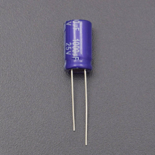 1000uF Electrolytic Capacitor 25 Volt - 10 Pcs BRAND NEW - RS894 - REES52
