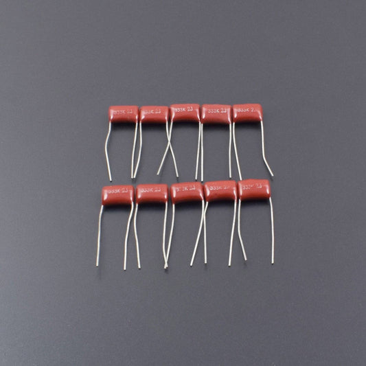 333k 100V DC Metallized Polyester Film Capacitor - Pack of 5 - RS2005 - REES52
