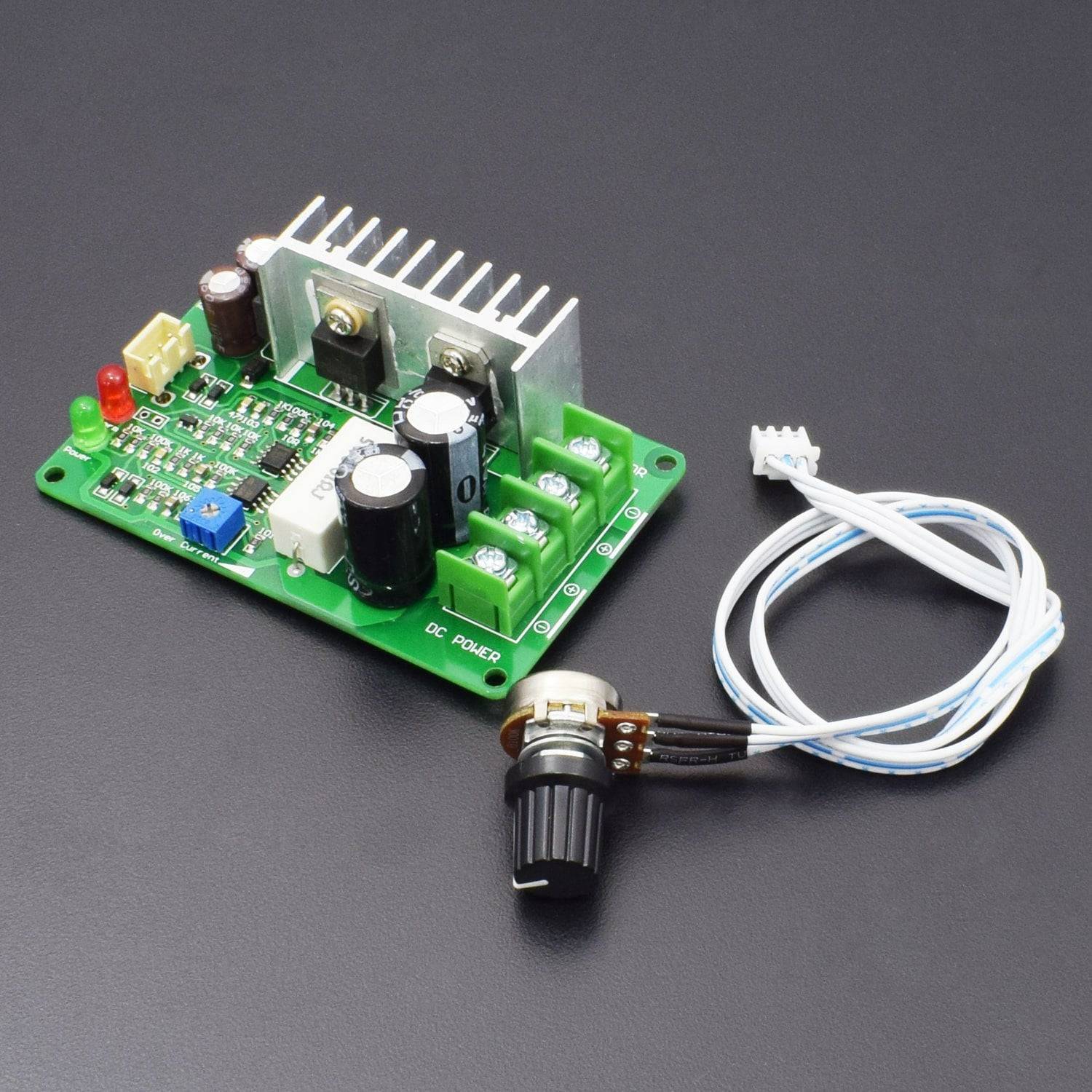 DC 12V-36V 15A Brush Motor Driver - PWM Speed Controller With Forward/Reverse & Brake (180W-540W)