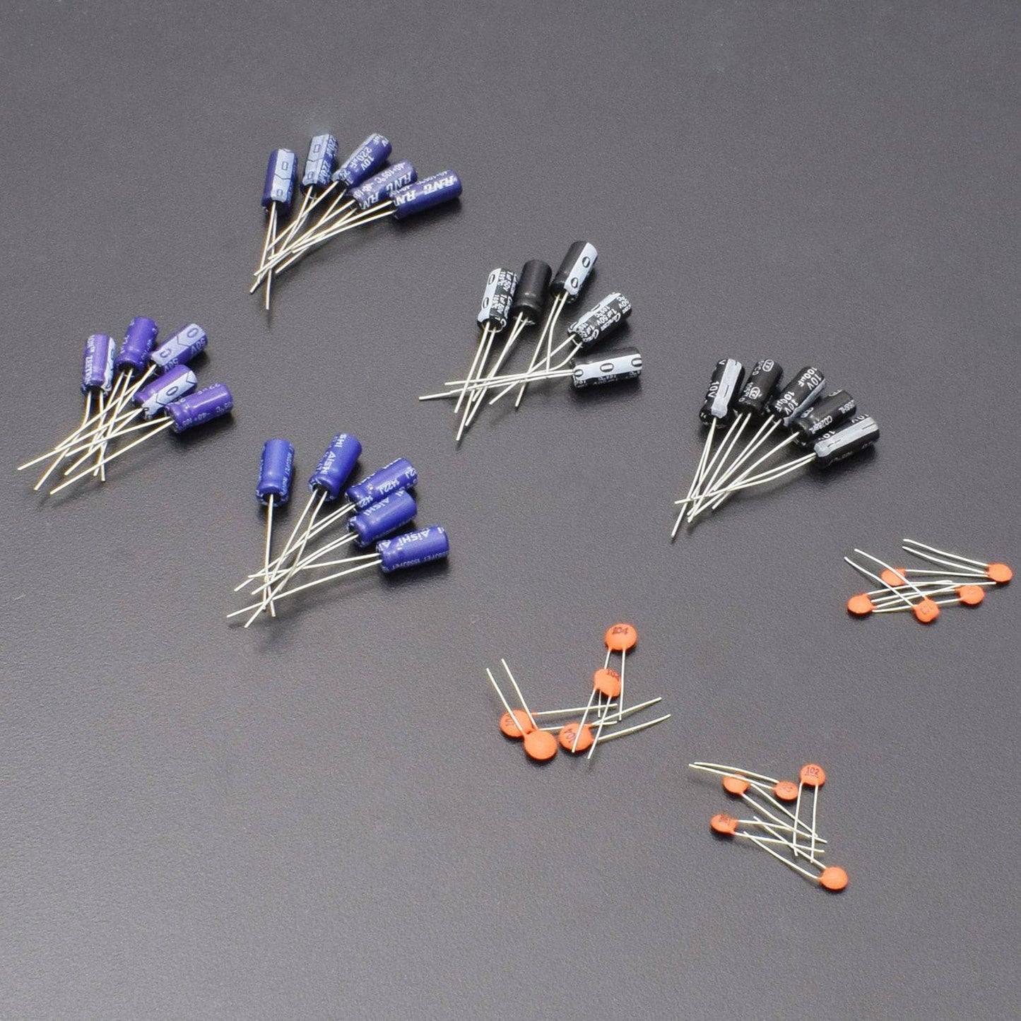 Electronics Project Spares Assorted Capacitors (Electrolytic + Ceramic ) -KT1037 - REES52