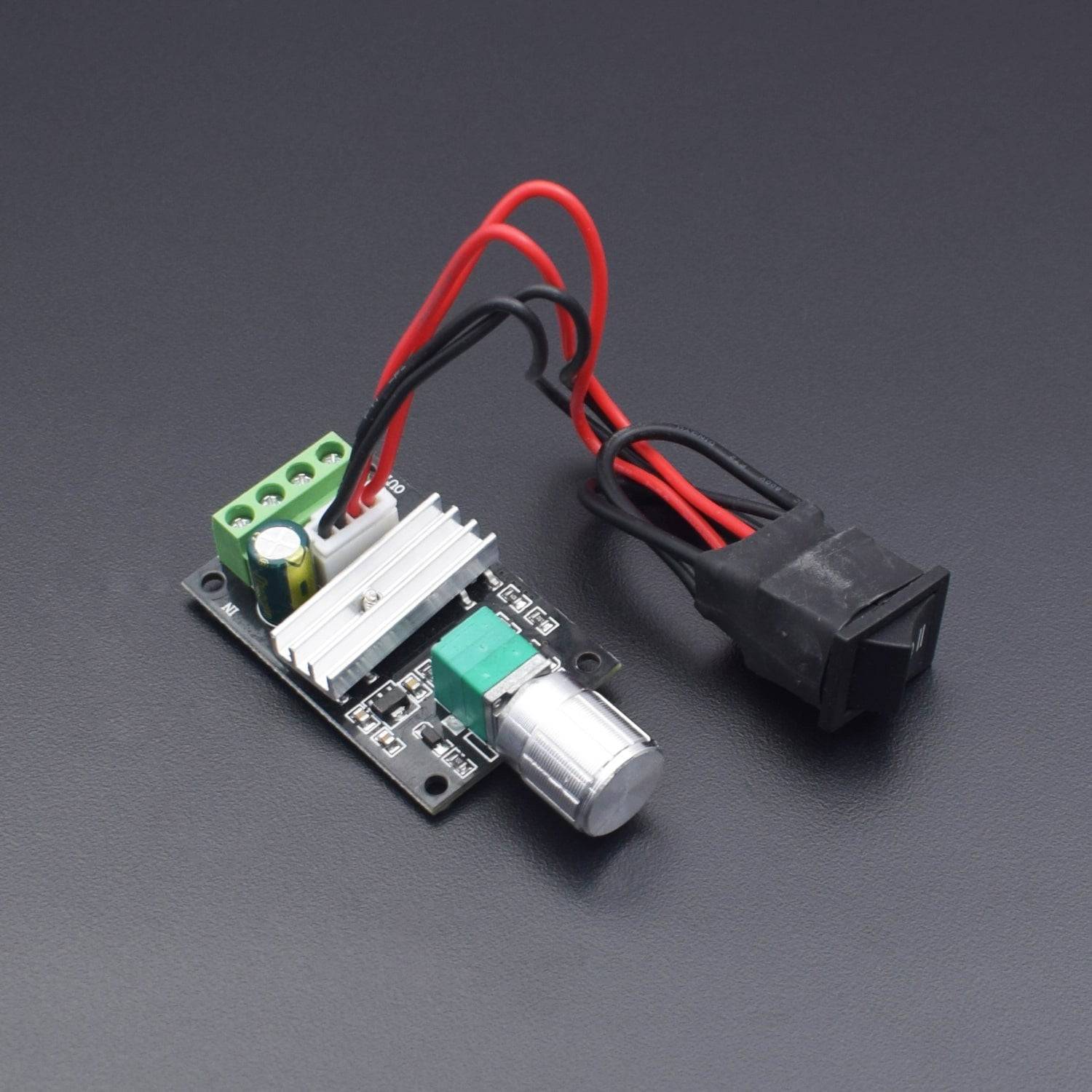 6V 12V 24V 28V 3A 80W DC Motor Speed Controller (PWM) – REES52