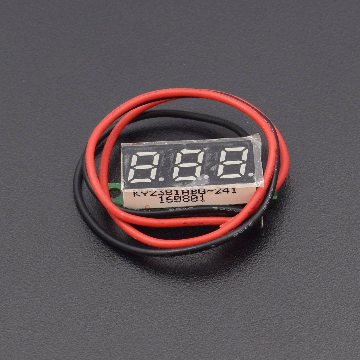 YELLOW 0.28" Mini 2 Wire Dc Voltmeter 3.5~30v Digital Display Voltmeter Gauge LED Voltage Detector - RS520 - REES52