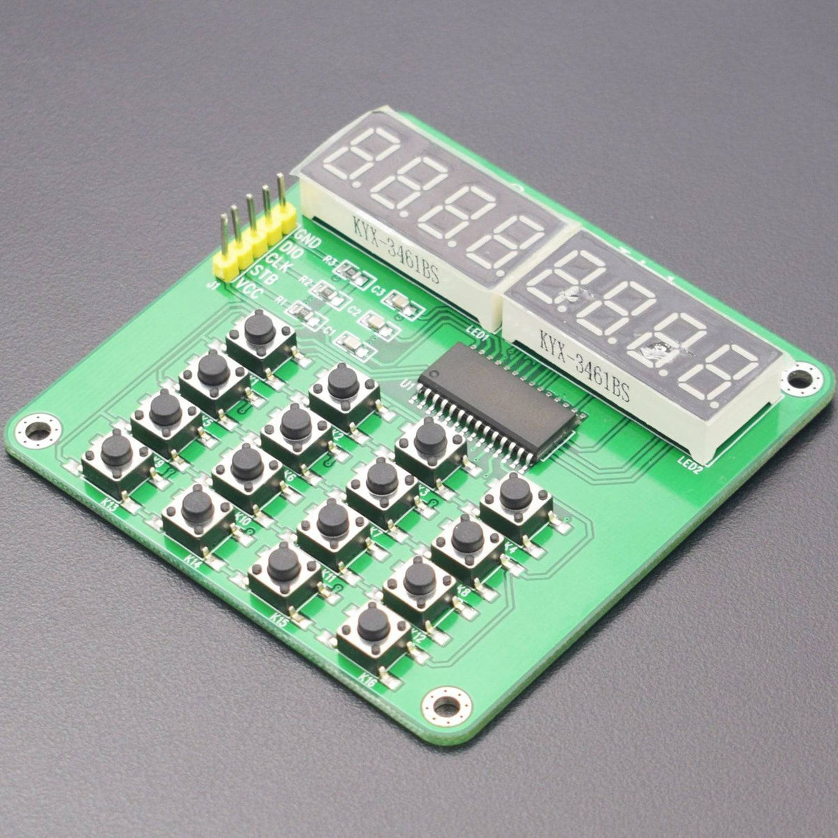 Keyboard Scan Order Digital TM1638 8 Bits LED Keyboard Scan 16 Keys – REES52