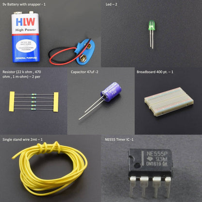 Make a Firefly using 555 Timer IC - KT958 - REES52