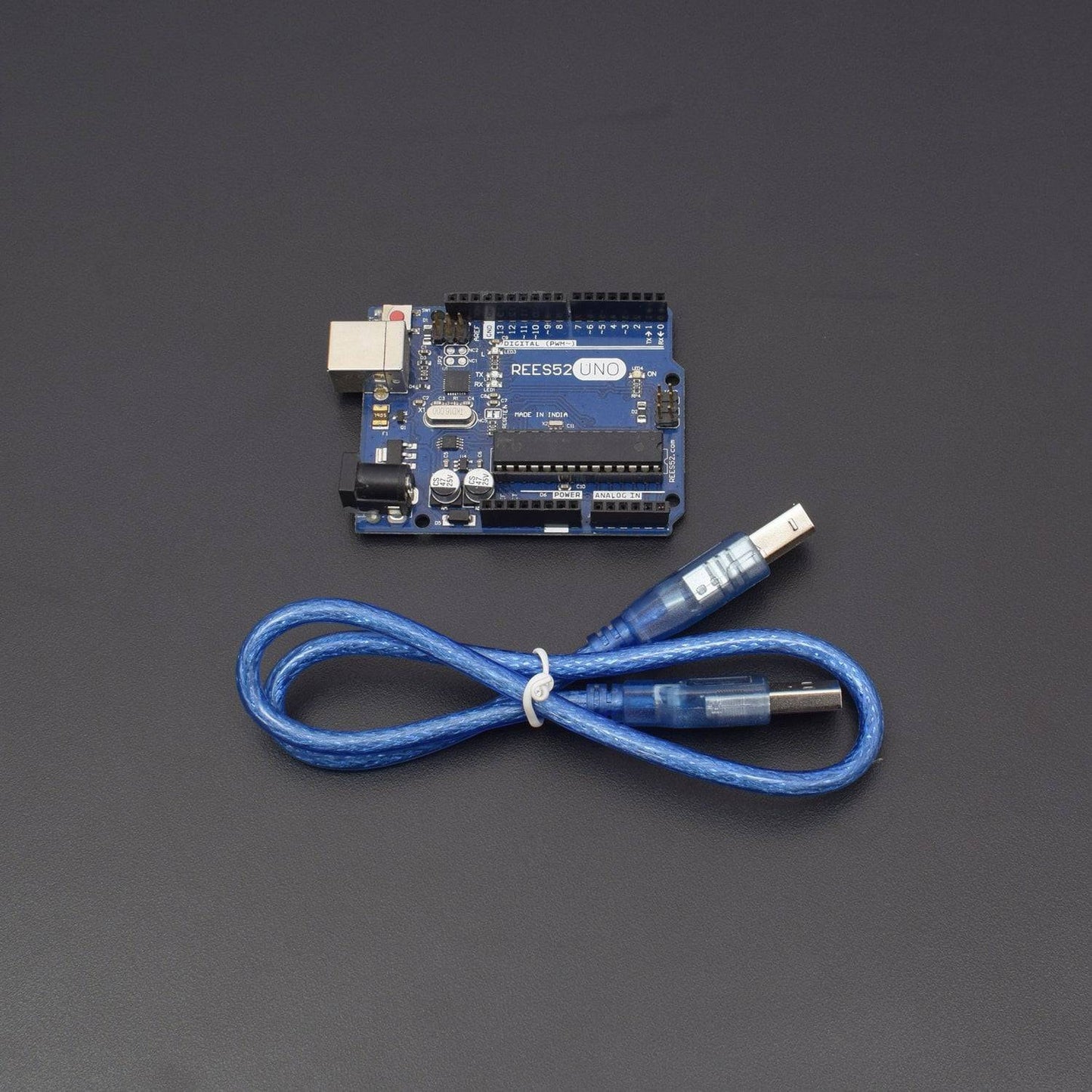 REES52 UNO R3 Development Board With USB Cable Compatible With Arduino Uno  : : Industrial & Scientific