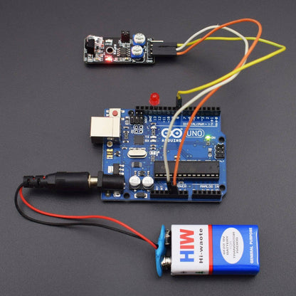 How to Identify Obstacles Using Obstacle Avoidance Sensor by Interfacing with Arduino Uno - KT718 - REES52