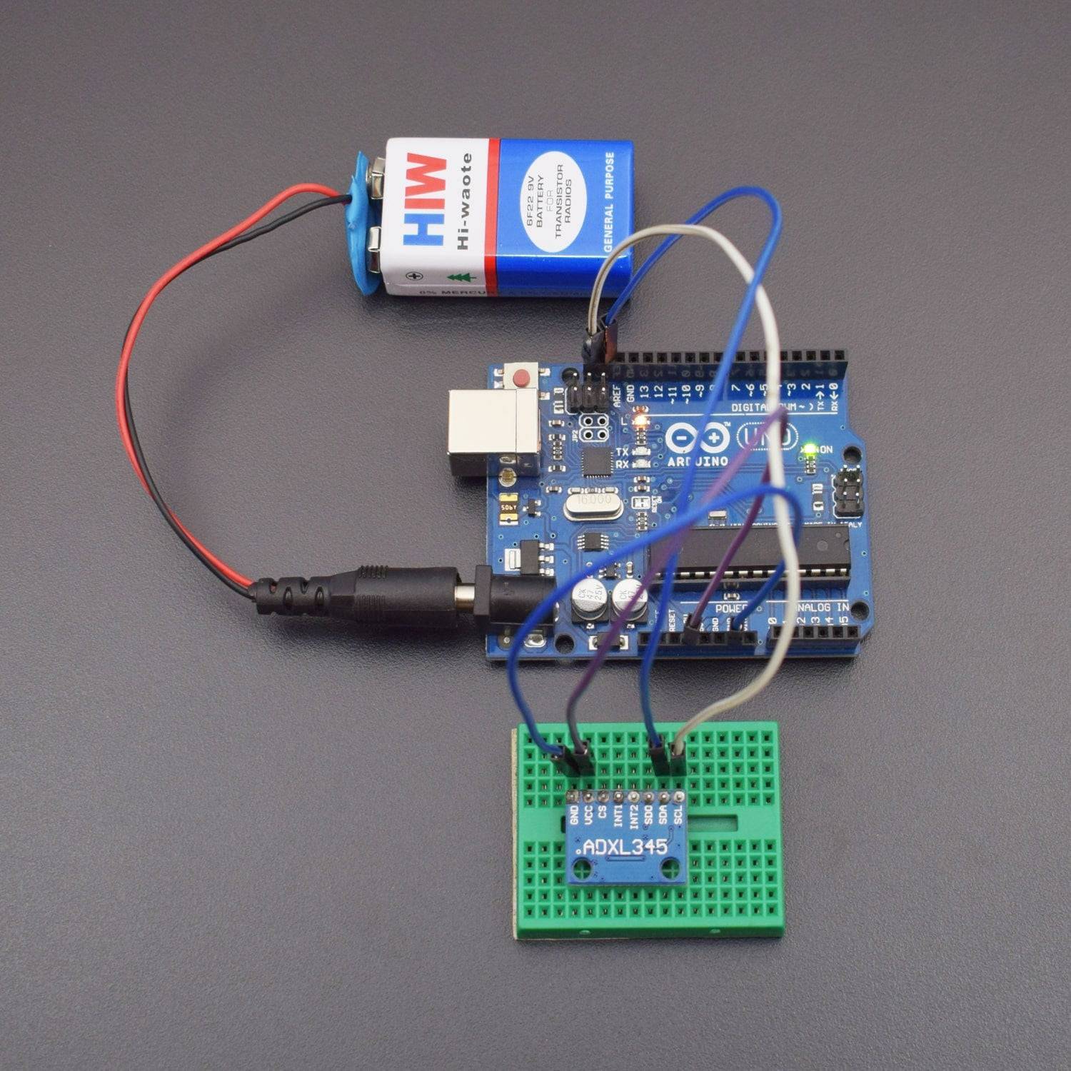 How to Use ADXL345 Digital Accelerometer with High Resolution Interfacing with Arduino Uno - KT694 - REES52