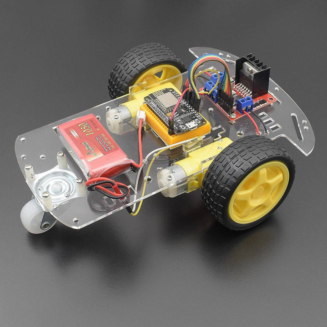 Make an IoT Based Robotic Wi-Fi Car Using L298N Motor Driver & NodeMCU ...