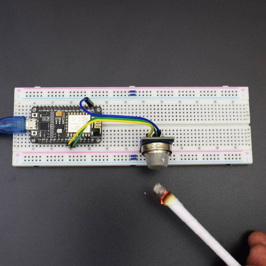 Make a Gas Level Monitoring System using MQ-2 Gas Sensor Module with NodeMCU ESP8266-12E Board compatible with Arduino Uno Project - KT572Make a Gas Level Monitoring System using MQ-2 Gas Sensor Module with NodeMCU ESP8266-12E Board compatible with Arduino Uno Project - KT572-picture-52
