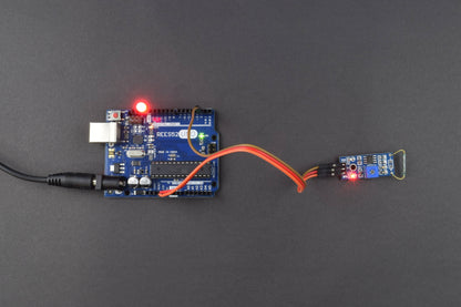 Turn on and off the Led using Magnetic Reed Sensor interfacing with Arduino Uno - KT831 - REES52