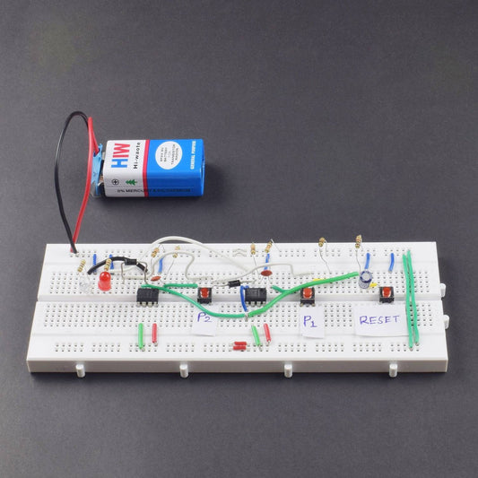 Make a FASTEST FINGER FIRST GAME using 555 Timer IC - KT957 - REES52