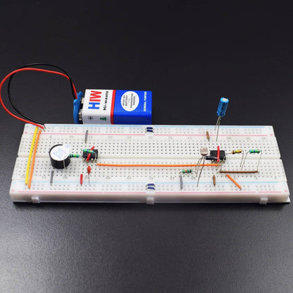 Make a Refrigerator Door Alarm using 555 Timer IC and LDR - KT874 - REES52