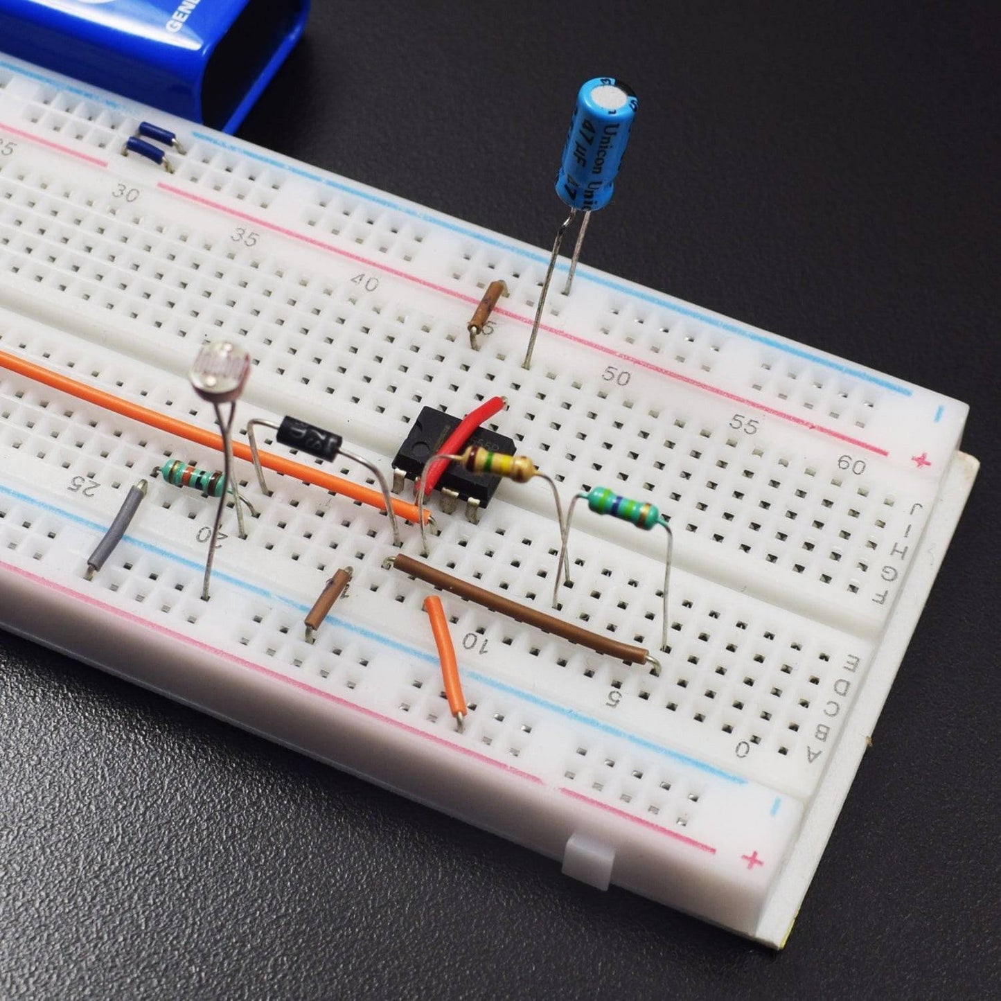 Make a Refrigerator Door Alarm using 555 Timer IC and LDR - KT874 - REES52