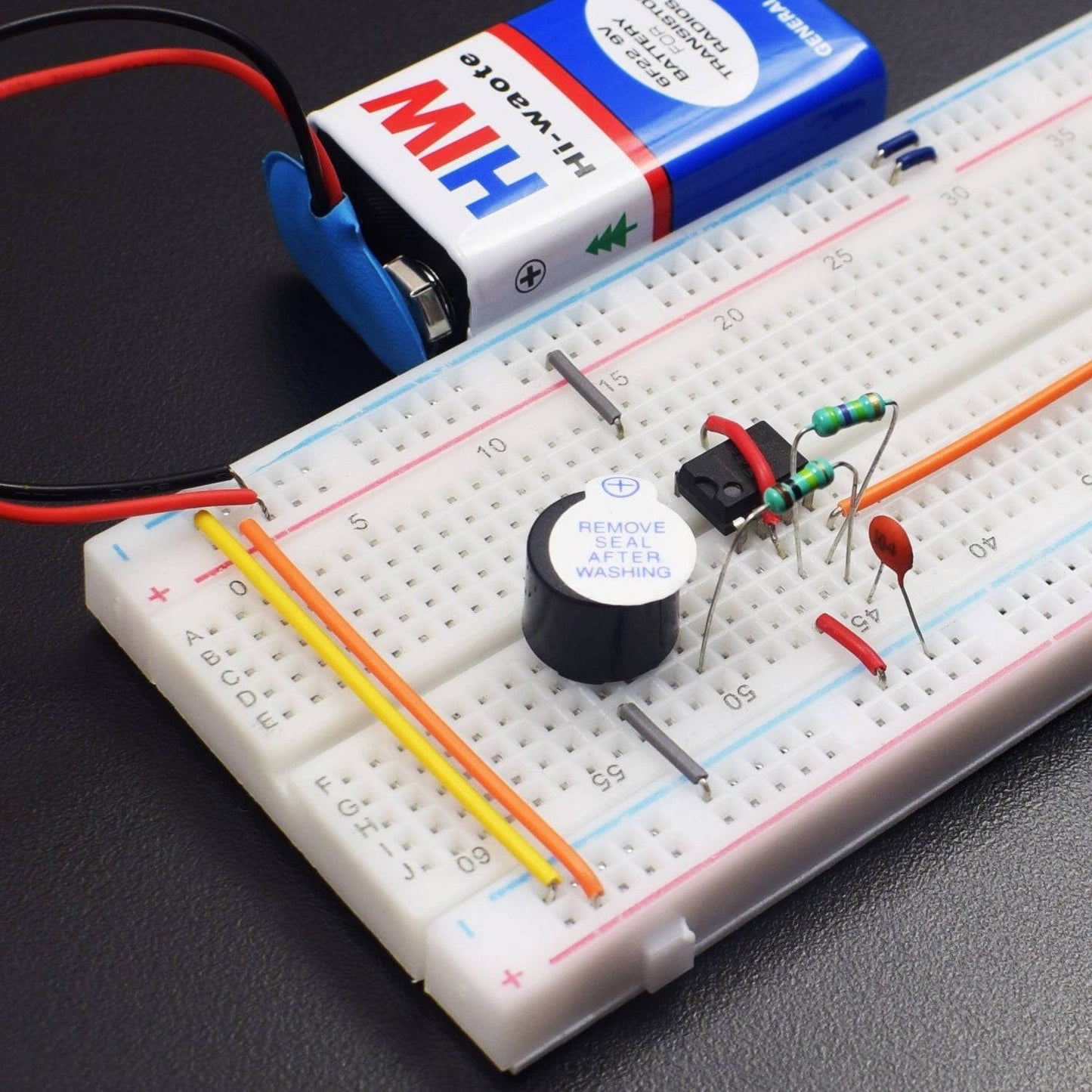 Make a Refrigerator Door Alarm using 555 Timer IC and LDR - KT874 - REES52