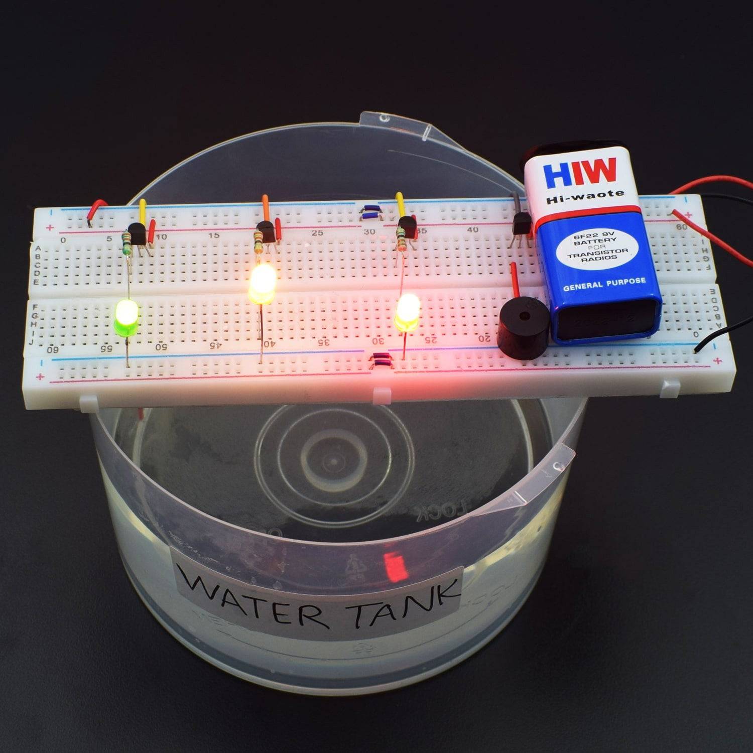 Make a Water Level Indicator using Leds - KT961 – REES52