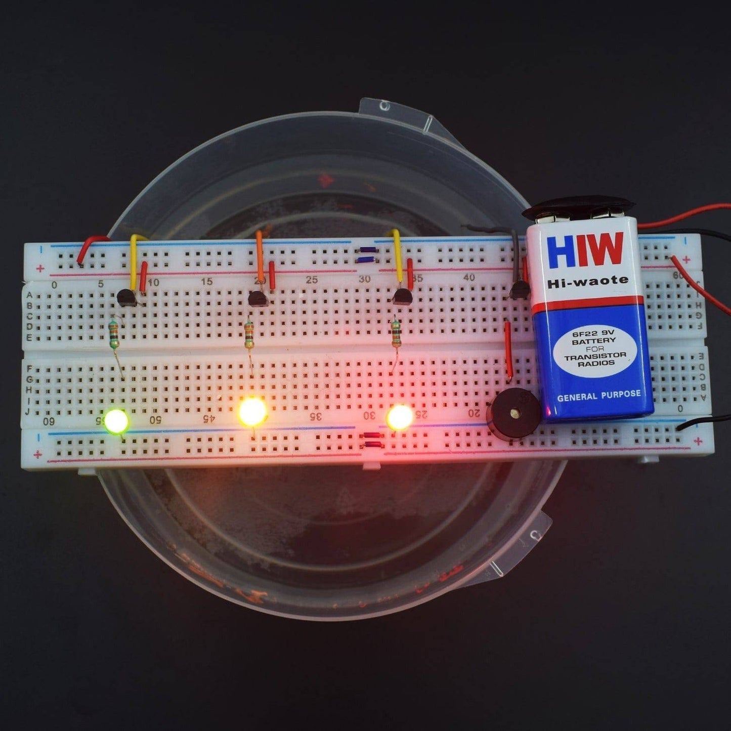 Make a Water Level Indicator using Leds - KT961 - REES52