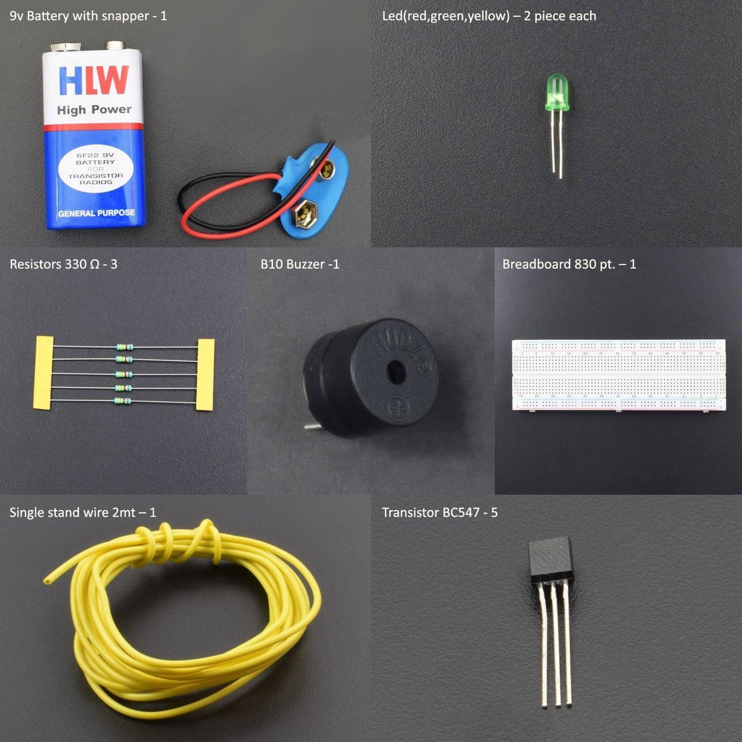 Make a Water Level Indicator using Leds - KT961 - REES52