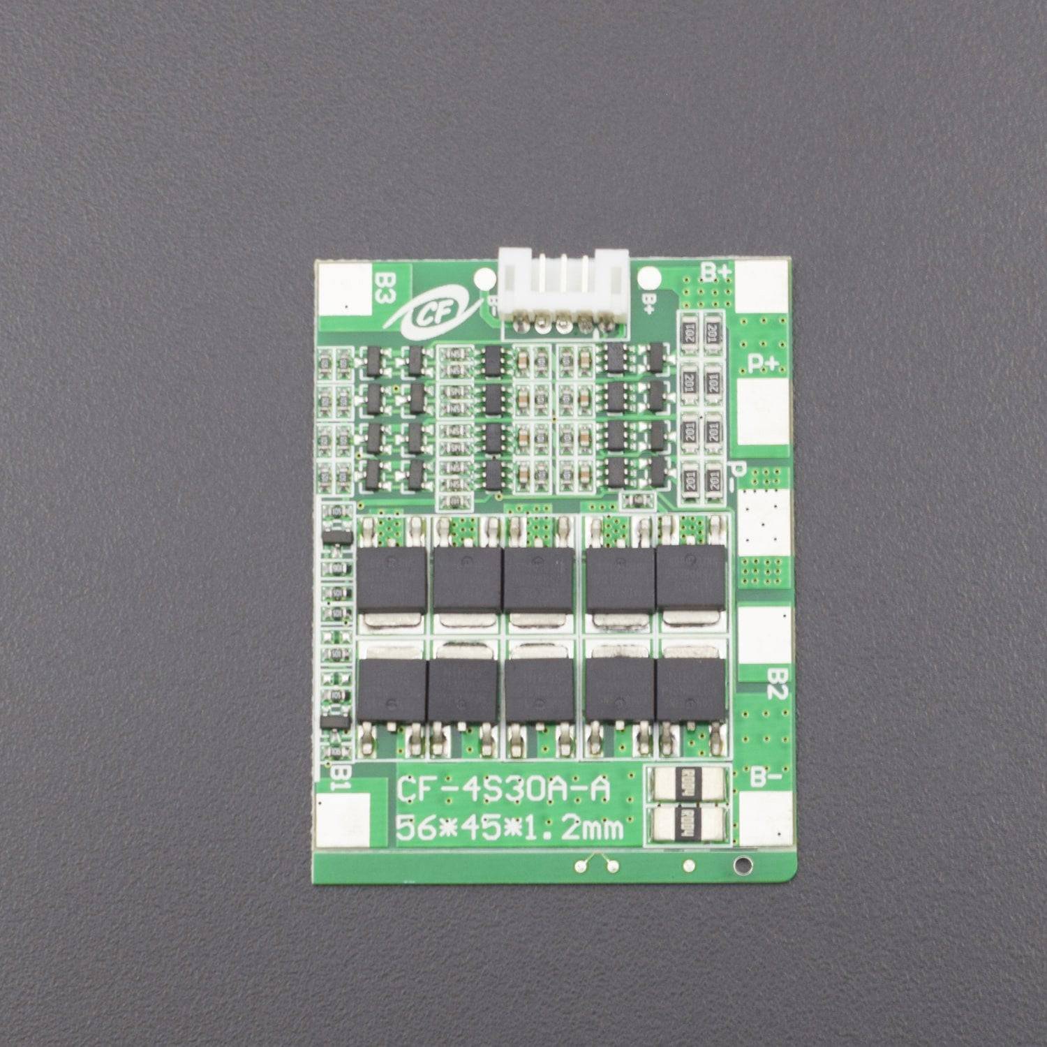 14.8V 4S 30A 18650 Lithium Battery BMS PCB Integrated Circuits Protection Board PCB Cell Protection Board- RS1808 - REES52