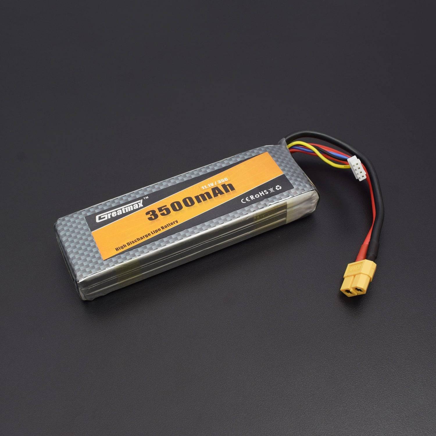 11.1V 3500mAh LiPo Battery 3S Cell 25C LiPo Battery