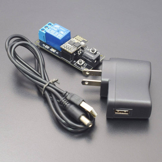 DC 5V One Channel WiFi Relay Module Smart Home Cell Phone WiFi Wireless Remote Control Switch - RS1823 - REES52