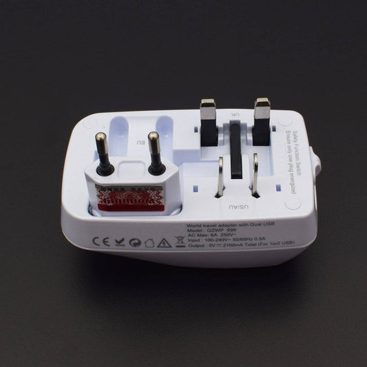 2.1 AMP 2-USB Universal Travel Adapter  -RS523 - REES52