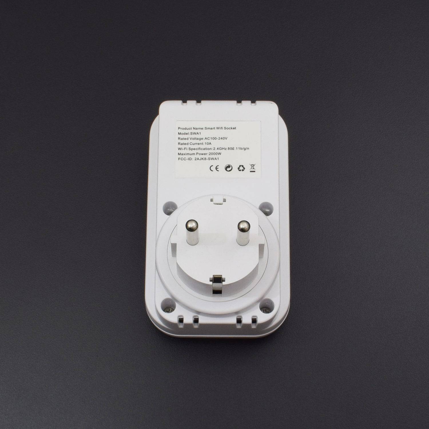 Wi-fi Smart Socket with Mobile Remote Control can Works with Amazon Alexa Google Home - RS483 - REES52