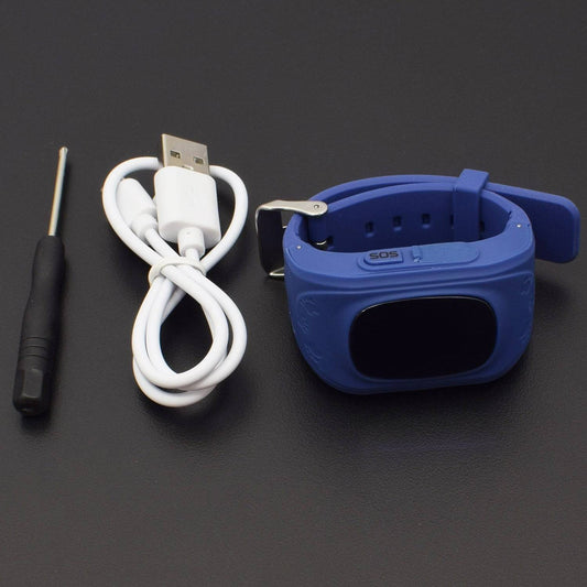 Q50 GPS Tracker Watch Children SOS Smart Watch For Kid Safe Anti-Lost Monitor (DARK BLUE) - RS493 - REES52