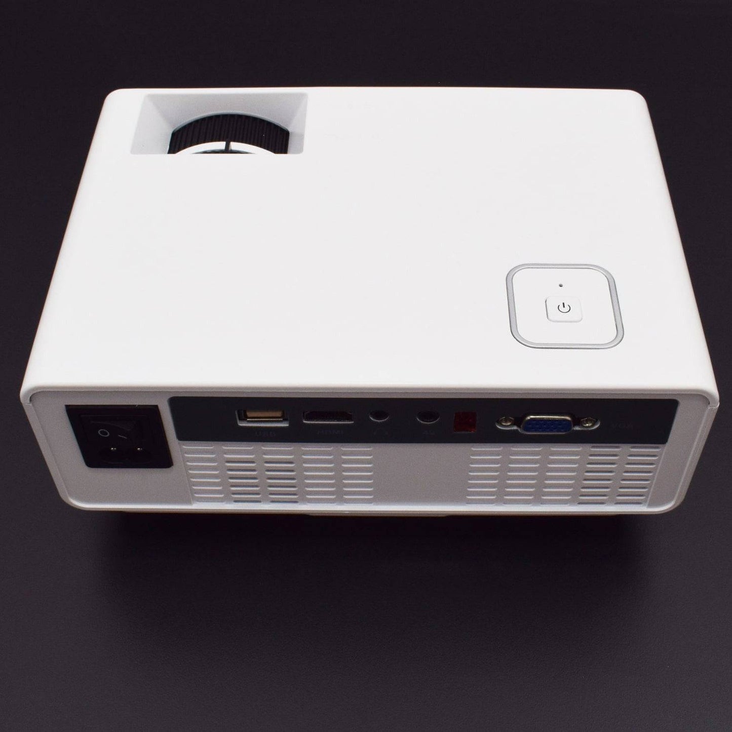 Projector, RD-810 Mini LED Video Projector Supporting 1080P, HDMI, USB, VGA, AV for Home Cinema, TVs, Laptops - RS936 - REES52