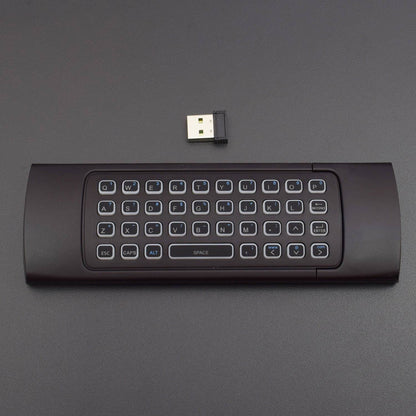 2.4Ghz Air Mouse Remote Control 7 Colors Backlighting Keyboard for PC Samsung Smart TV etc. - RS719 - REES52