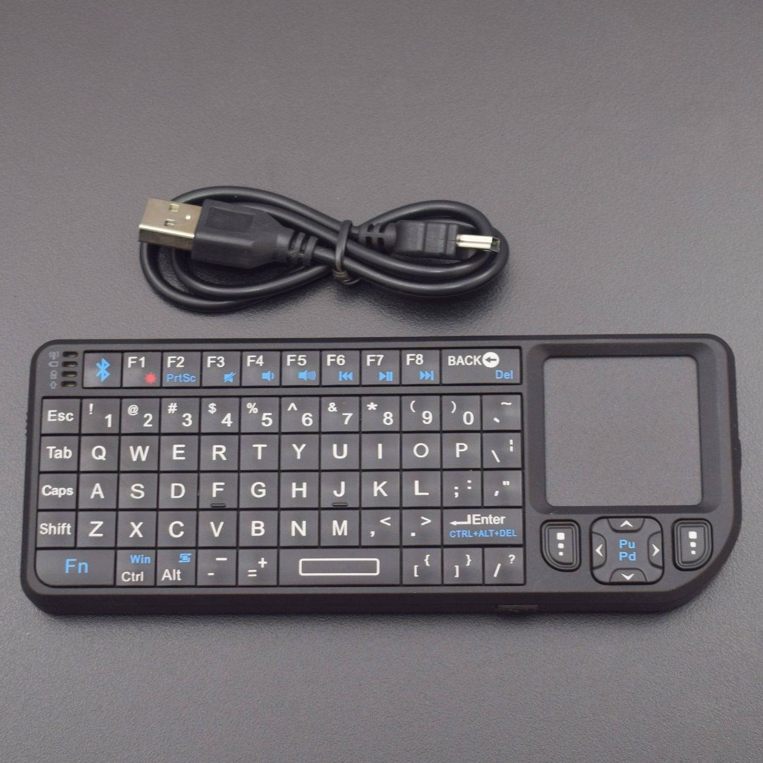 Steren Teclado Inalambrico Trackpad Bluetooth Mini Teclado