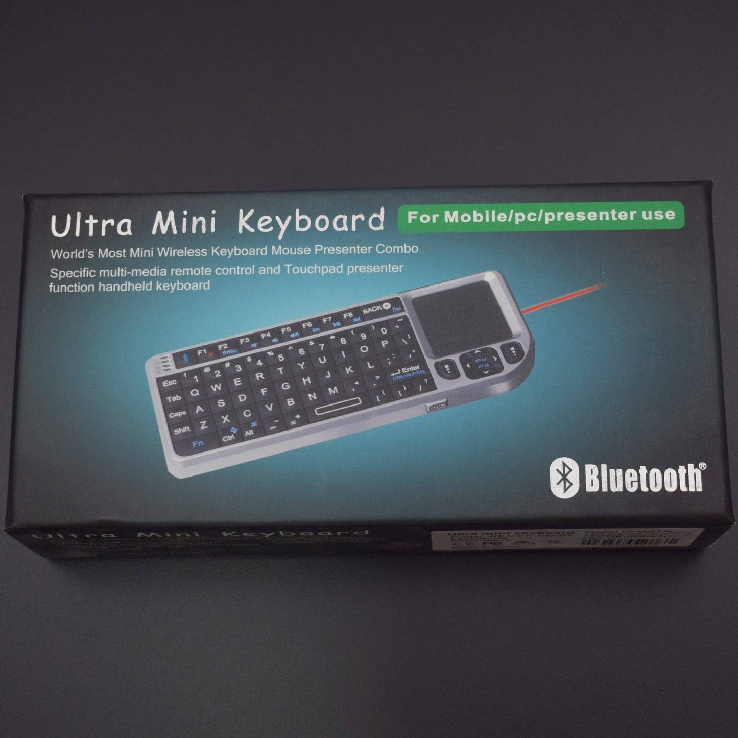 Ultra Mini Keyboard 2.4G with touch panel - RS1287 - REES52