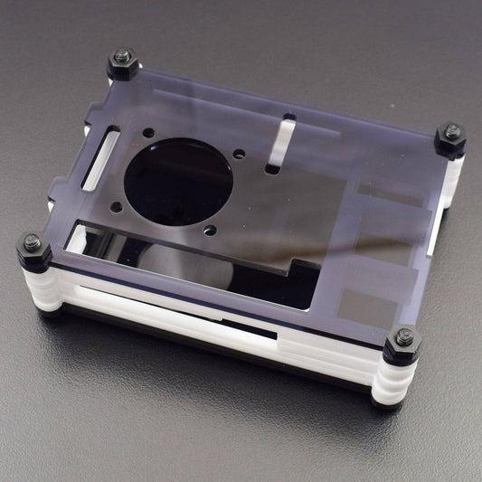 Raspberry Pi Seven-Layer Acrylic Case White And Black for Raspberry Pi 4 Model B and B plus - RS2291 - REES52