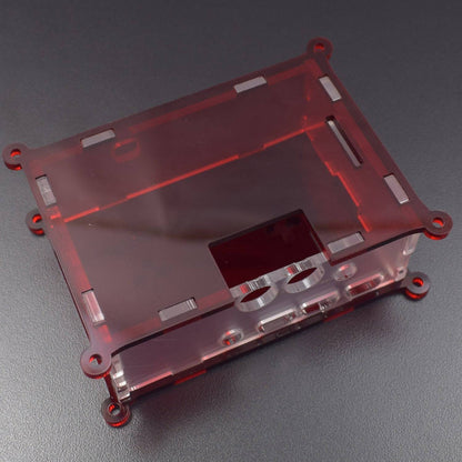 Raspberry Pi-4 Acrylic Case Red And White - RS2301 - REES52