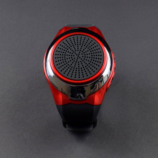 Portable Wireless Bluetooth Speaker Watch with MP3 Music Player, Hands-free call, Radio, Supporting USB, TF Card ( red) - RS212 - REES52