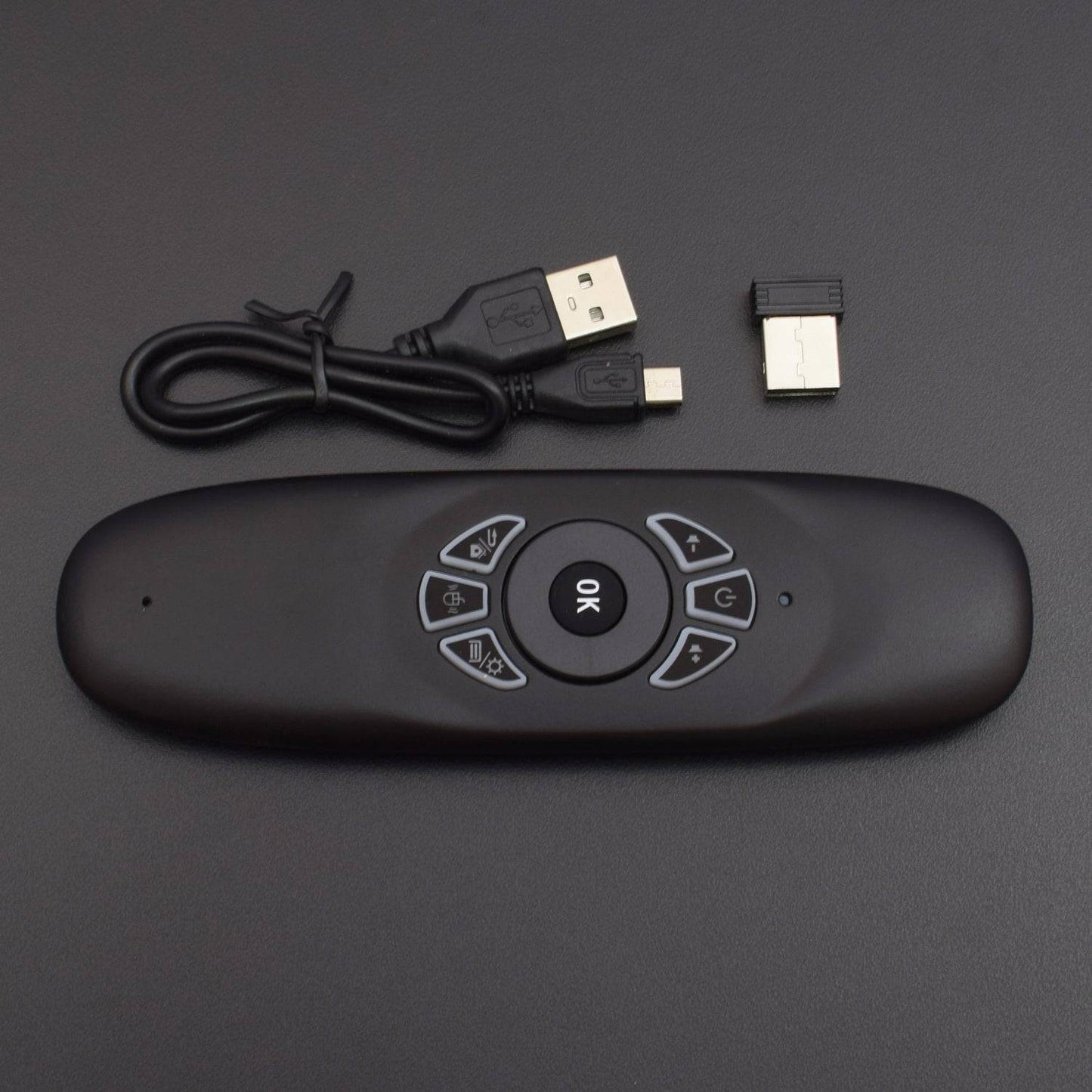 C120 Mini Remote Control Wireless USB 2.4Ghz for PC Smart TV Android TV Box TV Dongle Keyboard - RS716 - REES52