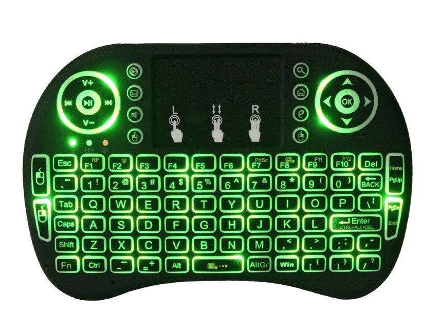 i8 Mouse Multi-media Portable Handheld Blacklight Mini Wireless 2.4G LED Backlight i8 Keyboard with Touchpad - RS191 - REES52