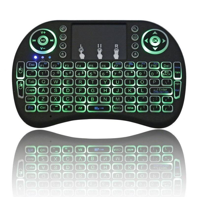 i8 Mouse Multi-media Portable Handheld Blacklight Mini Wireless 2.4G LED Backlight i8 Keyboard with Touchpad - RS191 - REES52