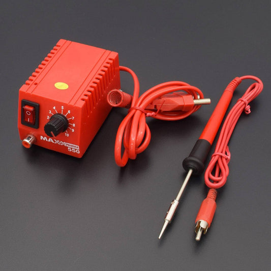 550, 12 V, 15 W Micro Soldering Station  (red) - RS773 - REES52