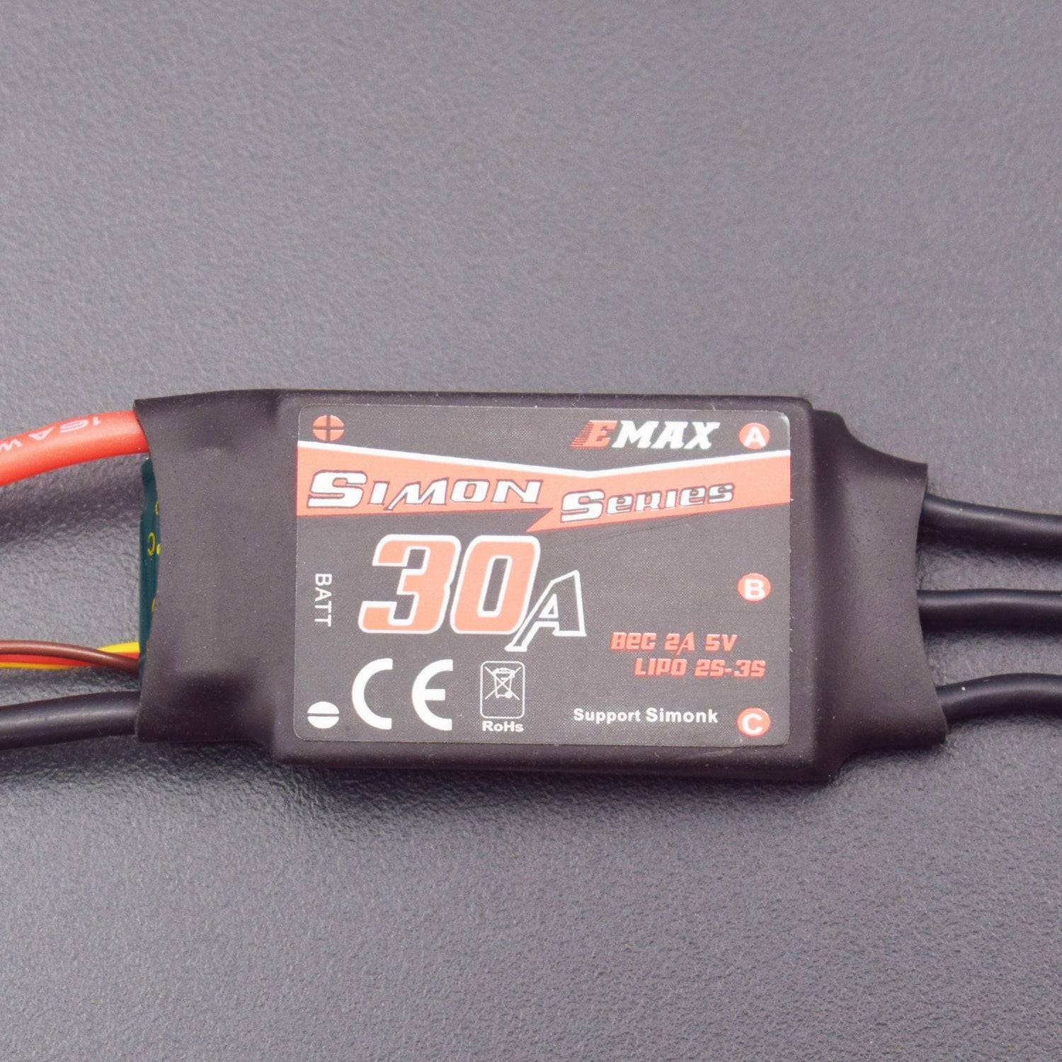 Emax SimonK 30A Brushless ESC Speed Controller for Multicopter Quadcopter - RS1315 - REES52